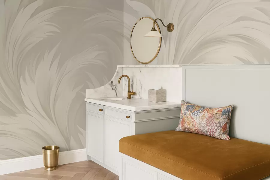wall murals Апстрактни листови w04987