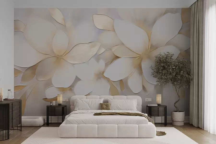wall murals Апстрактно цвеће w09598