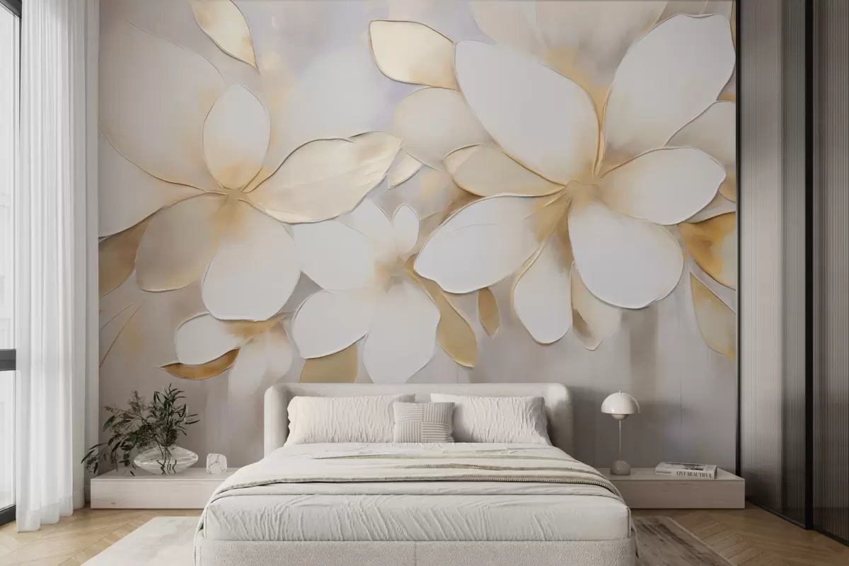 wall murals Апстрактно цвеће w09598