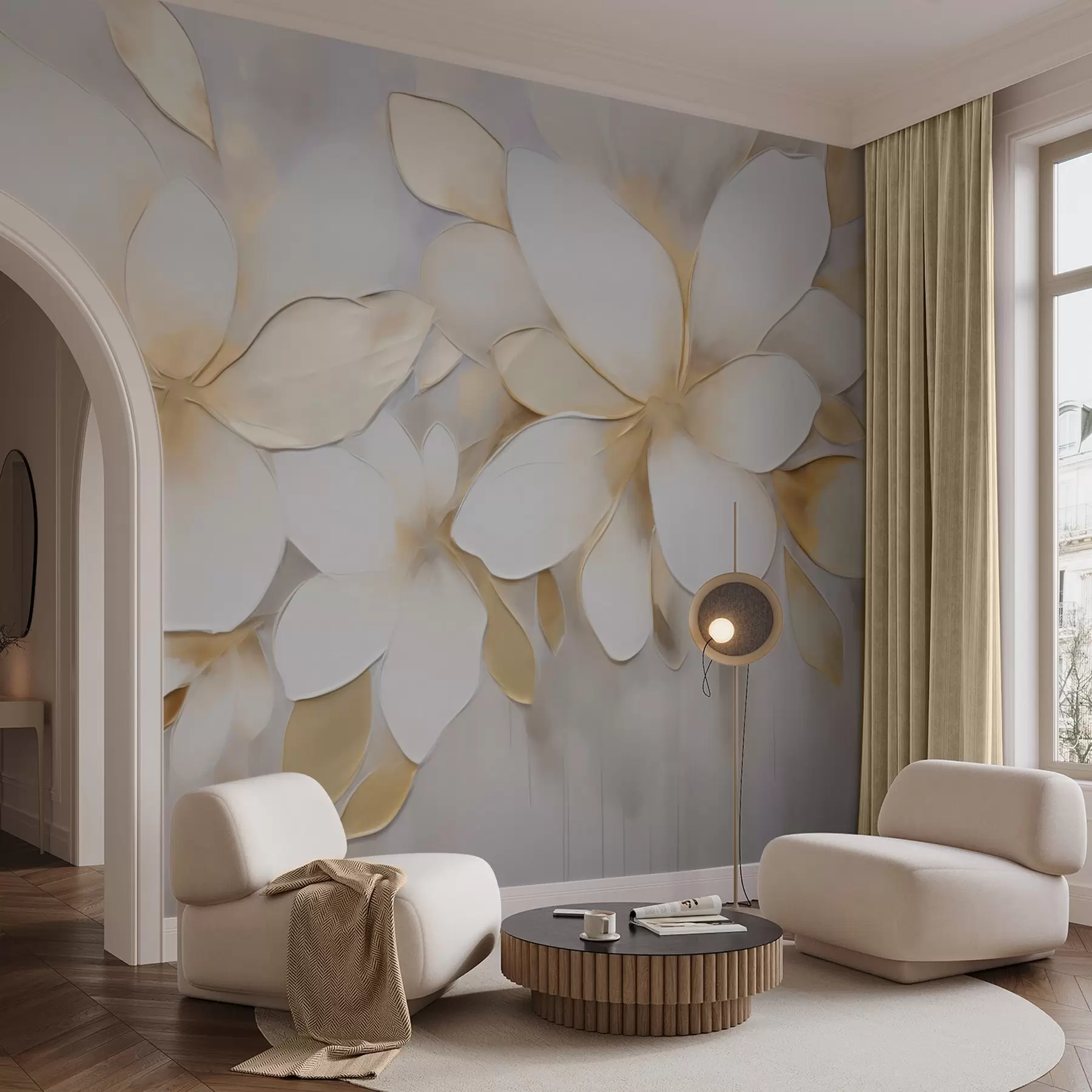 wall murals Апстрактно цвеће w09598