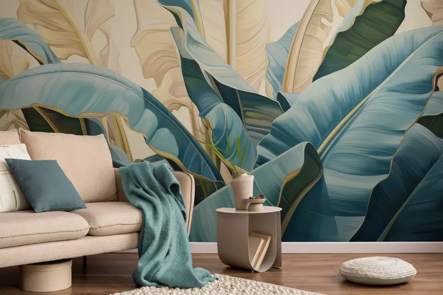 wall murals Велики листови банане w05005