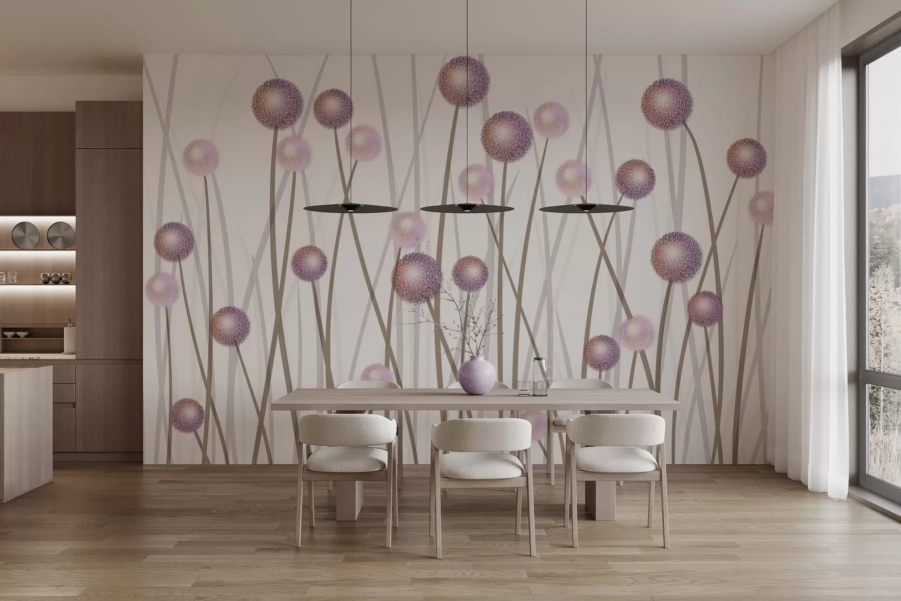 wall murals Ваздушне стабљике w04994