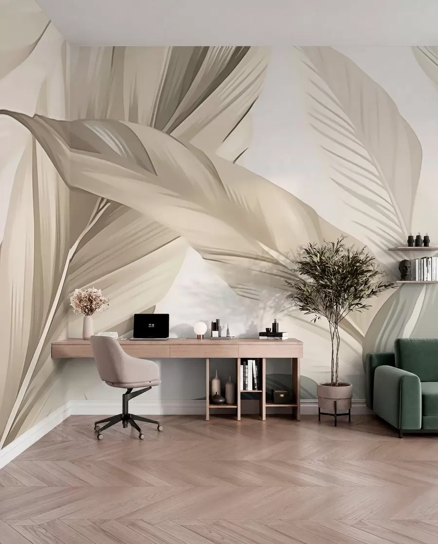 wall murals Банана лишће w04988