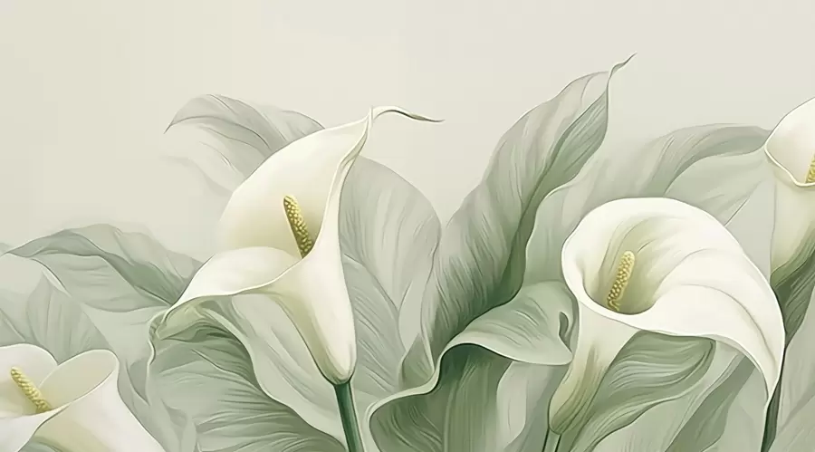 wall murals Егзотично цвеће w05028