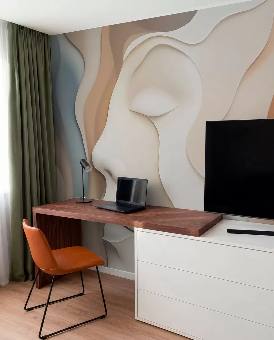 wall murals Апстрактно лице w04869