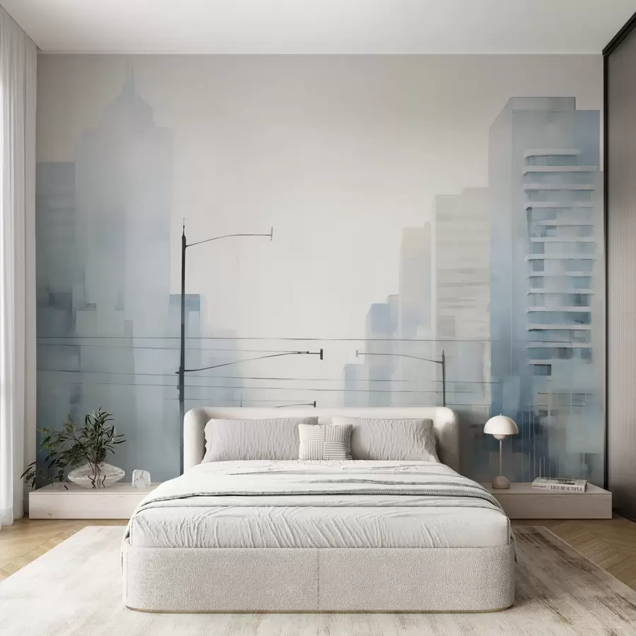 wall murals Апстрактни град w05074