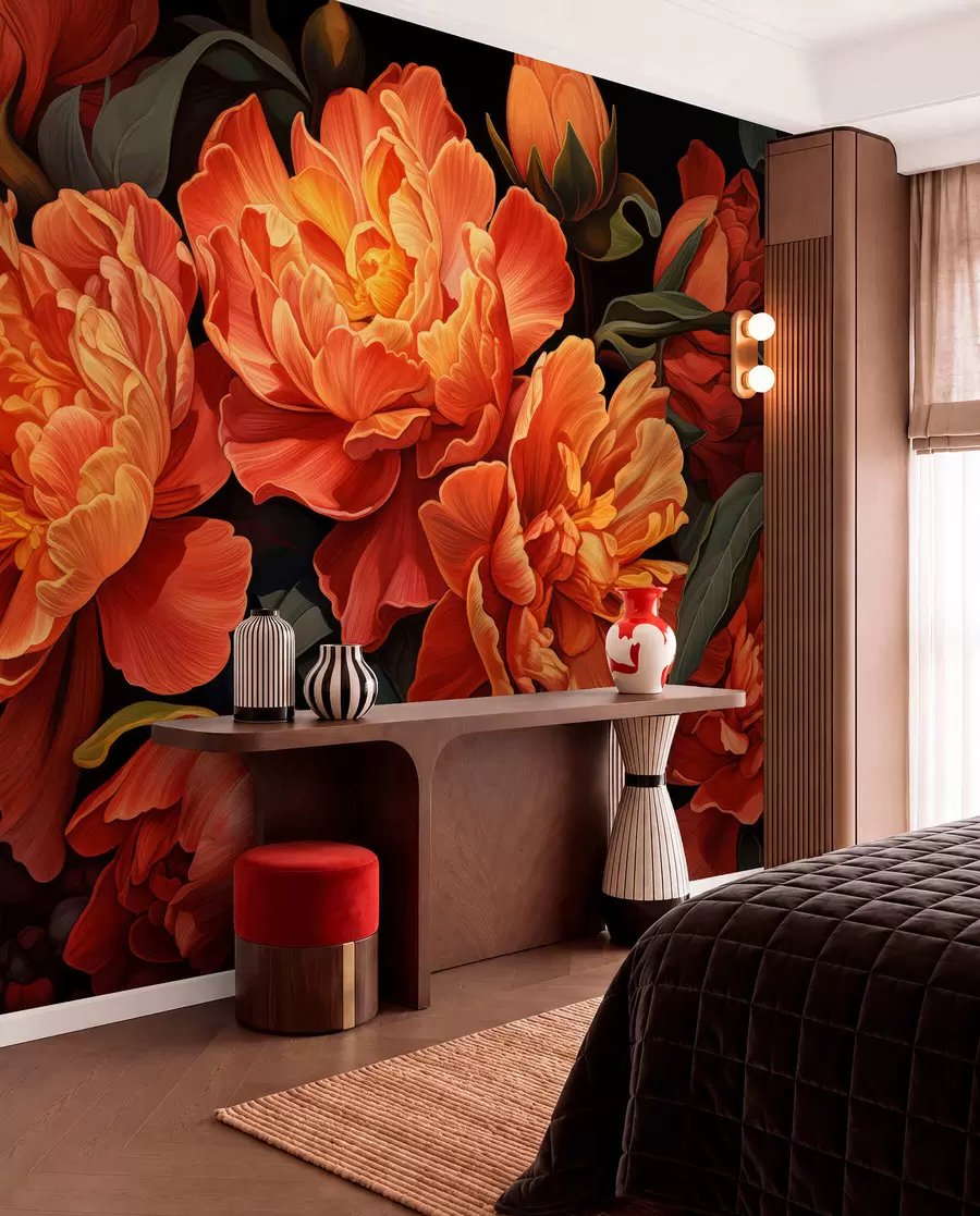 wall murals Топло цветно вече w05044