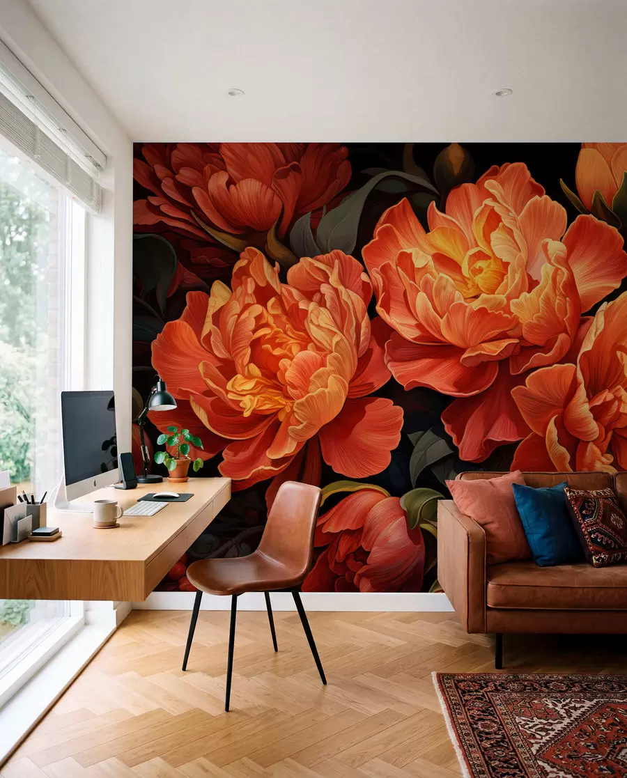 wall murals Топло цветно вече w05044