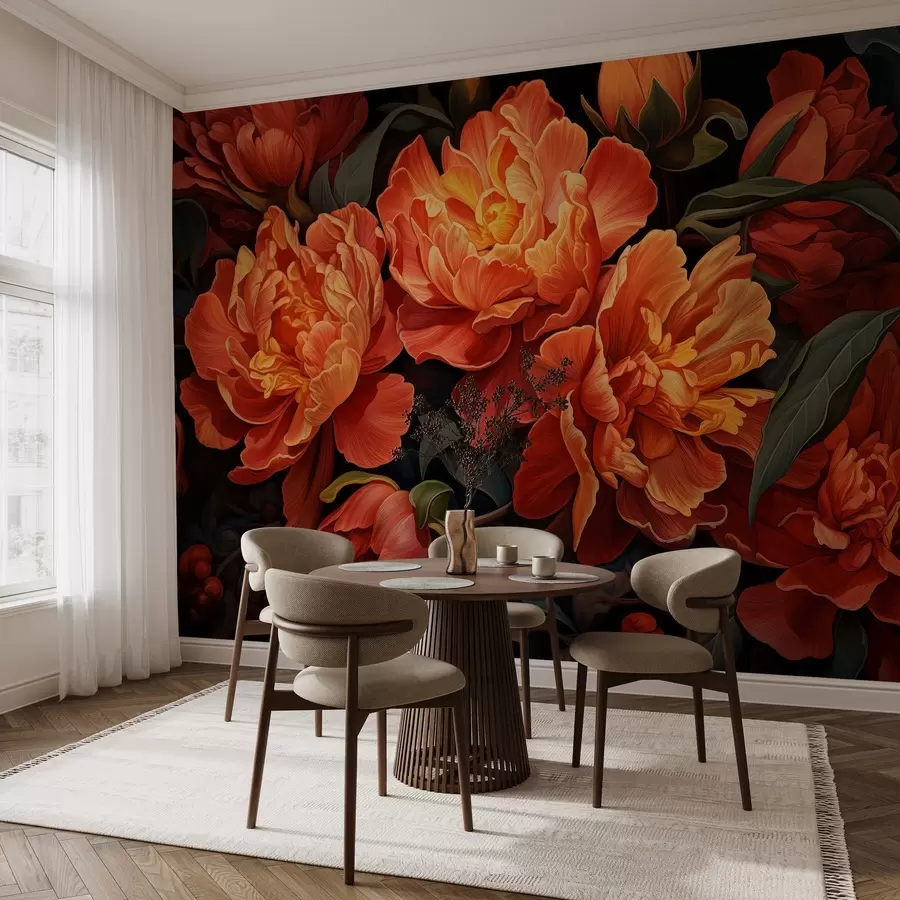 wall murals Топло цветно вече w05044