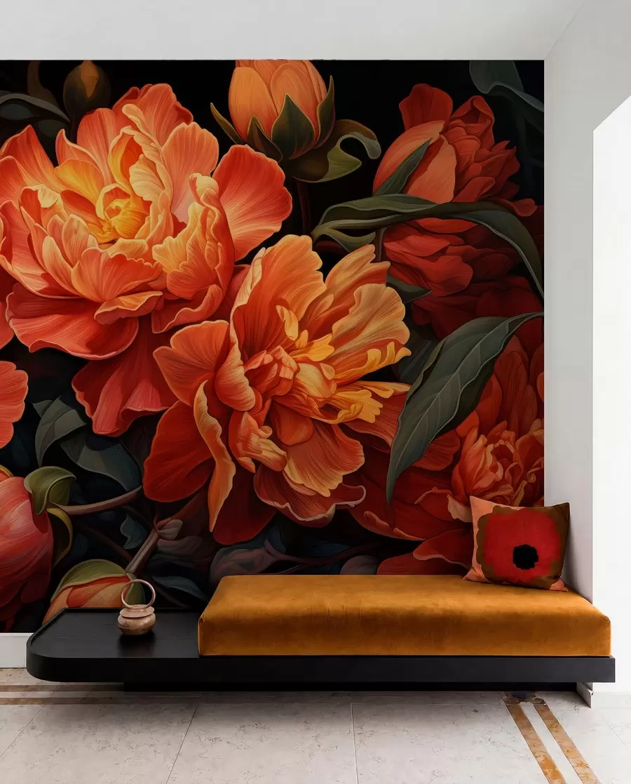 wall murals Топло цветно вече w05044