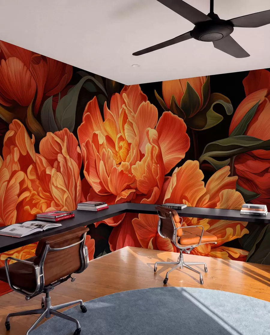wall murals Топло цветно вече w05044