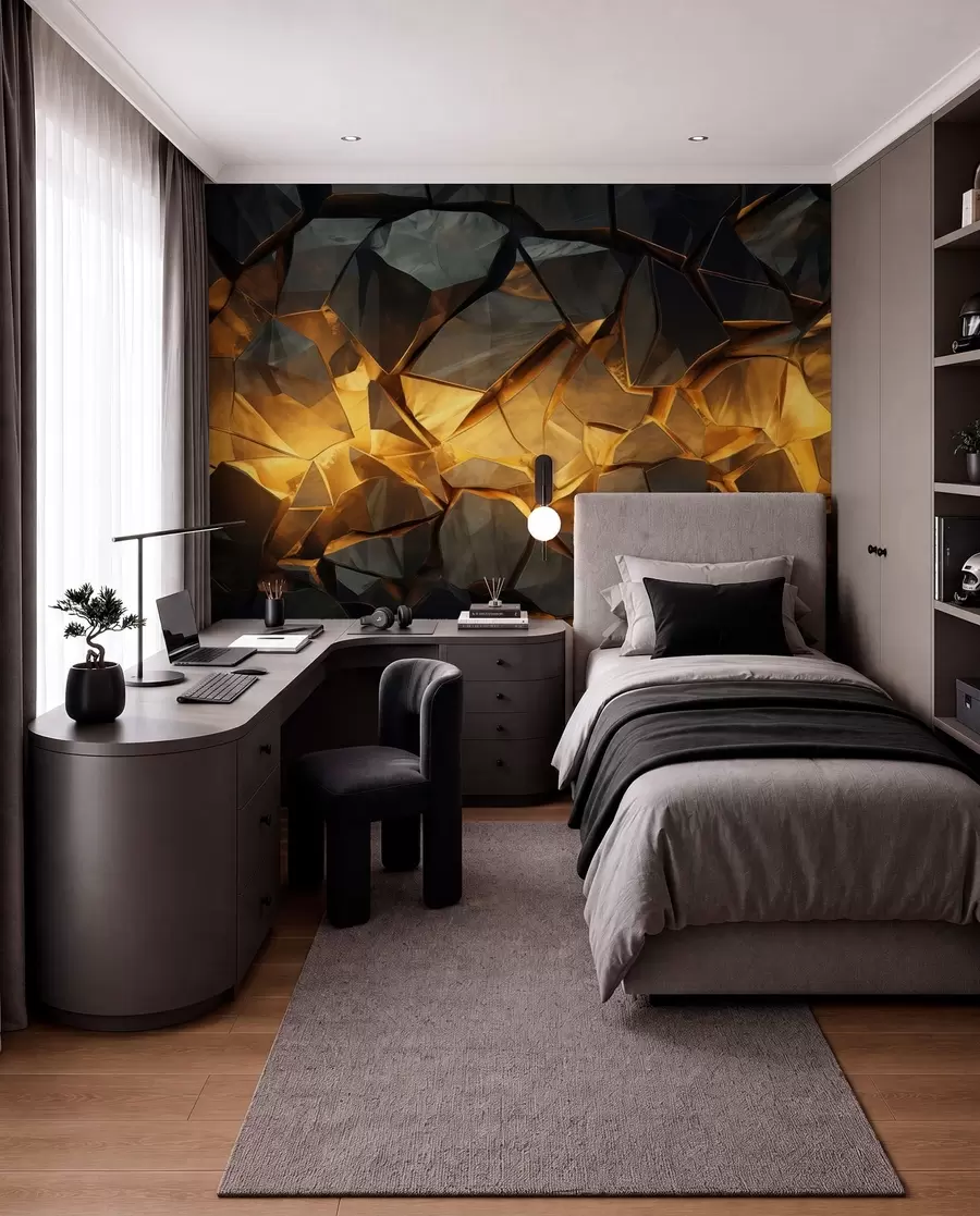 wall murals Имитација камена у акварелу w05045