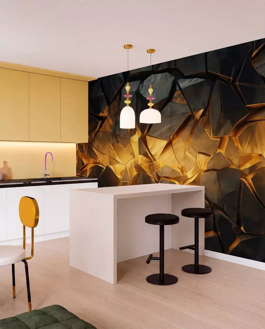 wall murals Имитација камена у акварелу w05045
