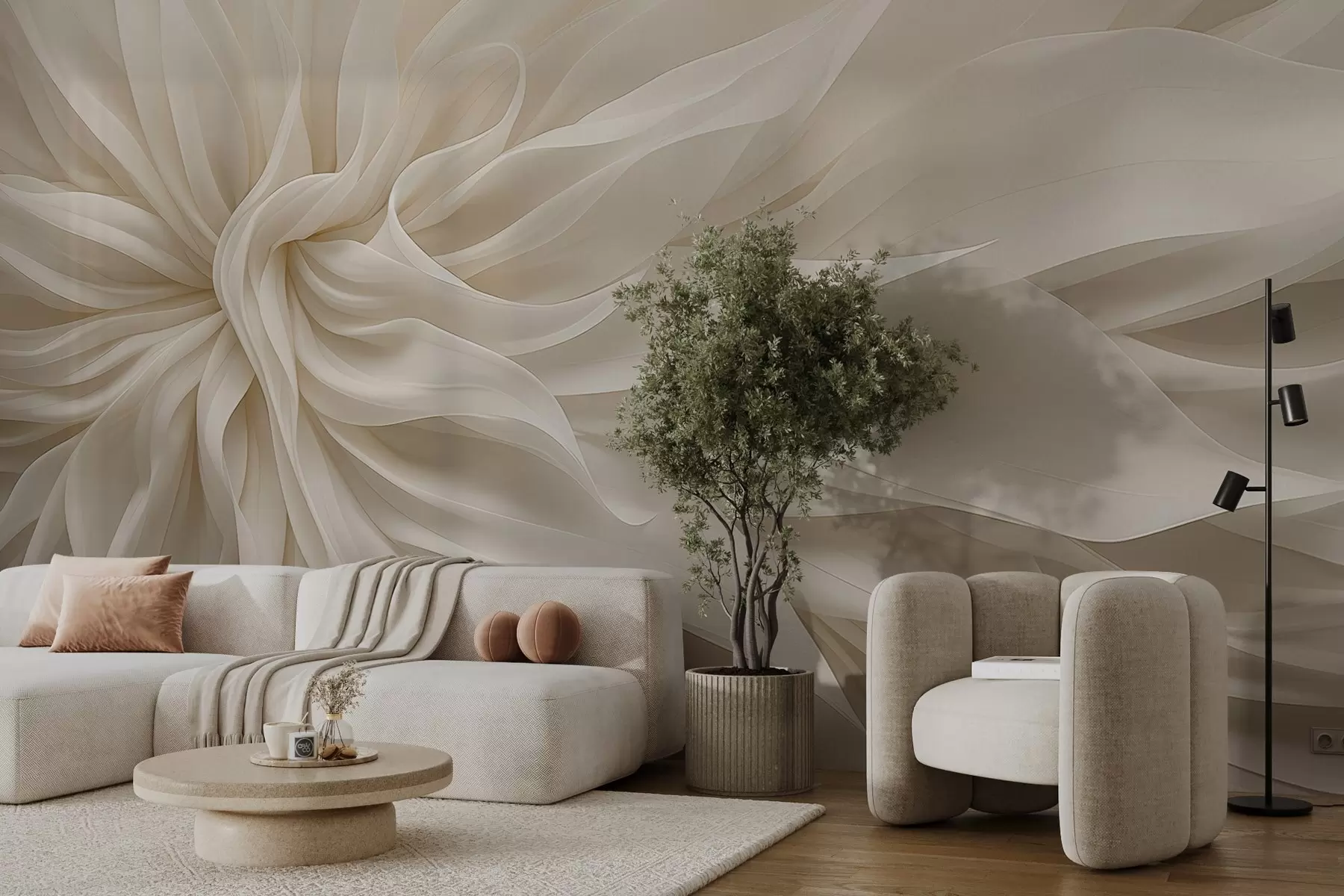 wall murals Свилене латице светлости w05050