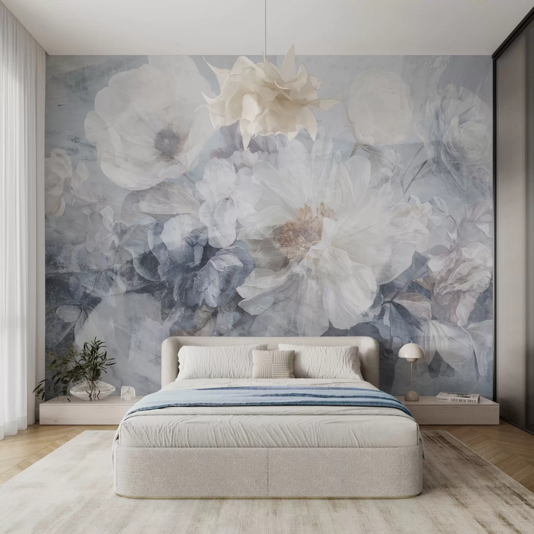 wall murals Магловити цветни сан w05052