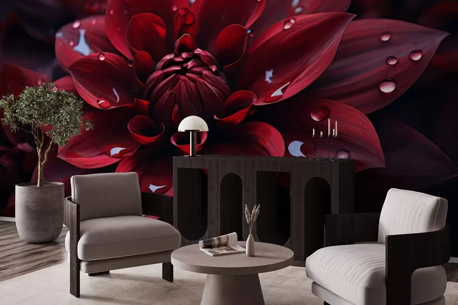 wall murals Сочна хризантема w05057