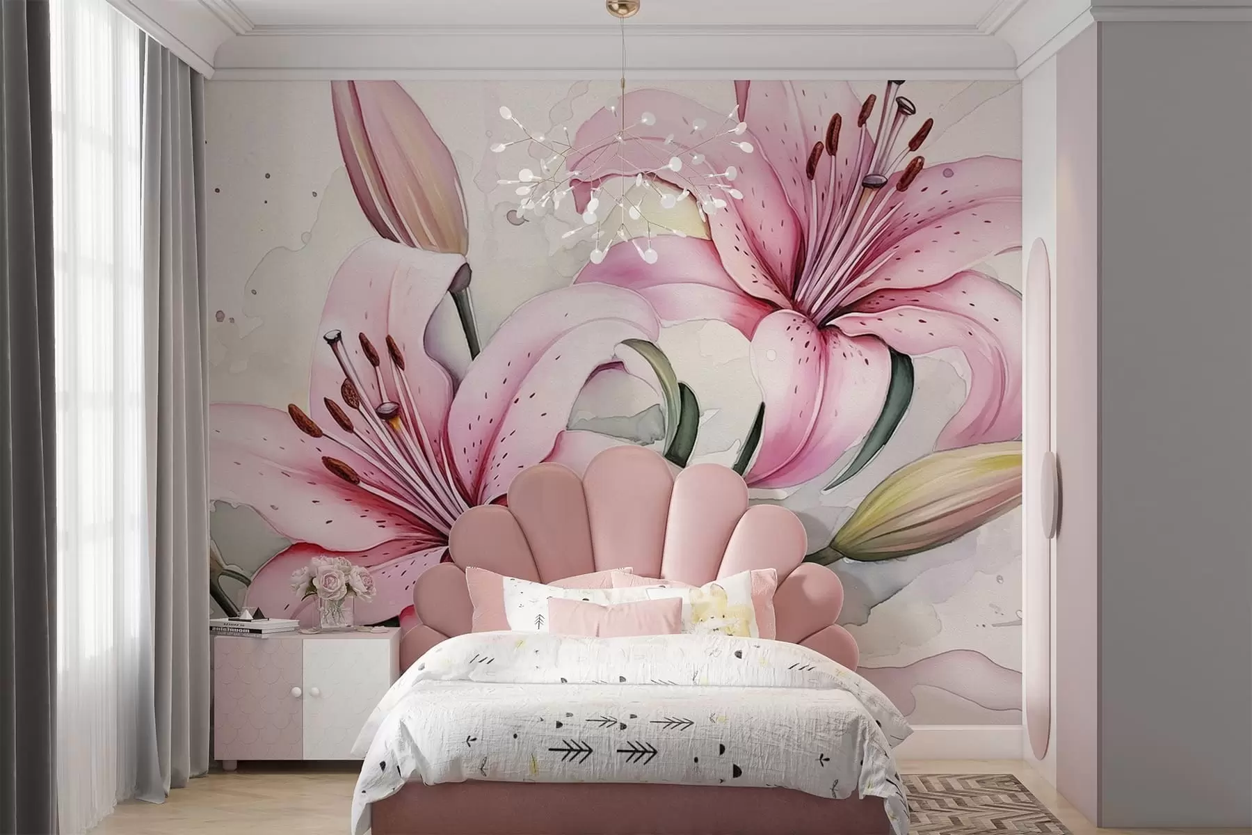 wall murals Љиљани w04713