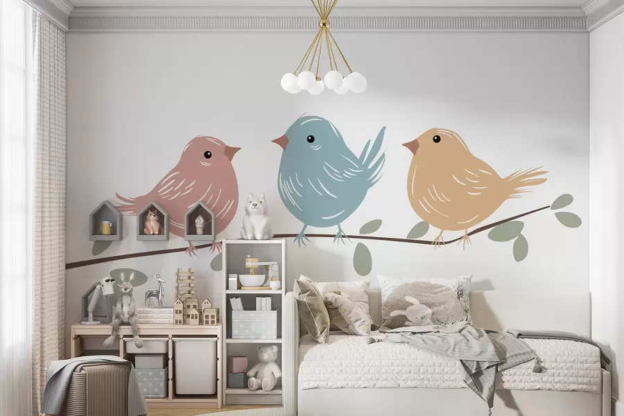 wall murals Птице на грани w05099