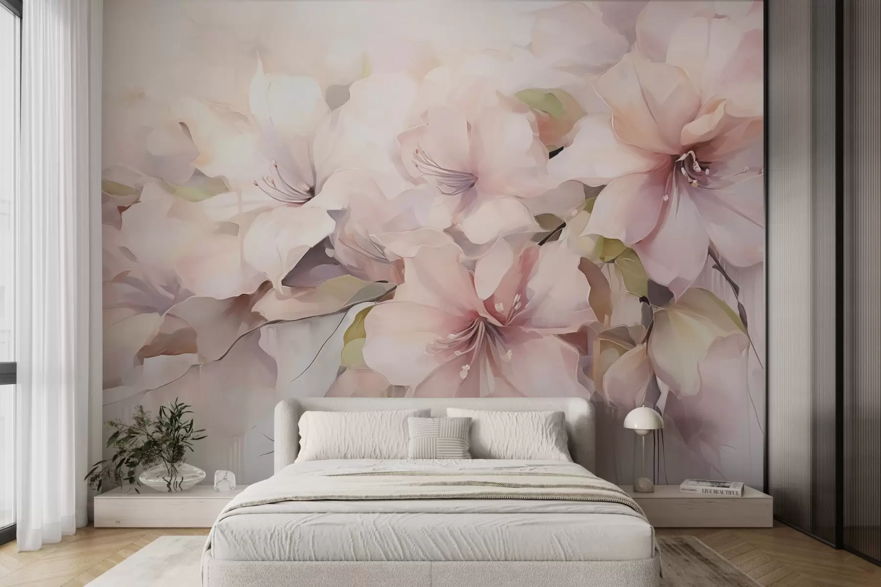 wall murals Сликање имитацијом цвећа w05101