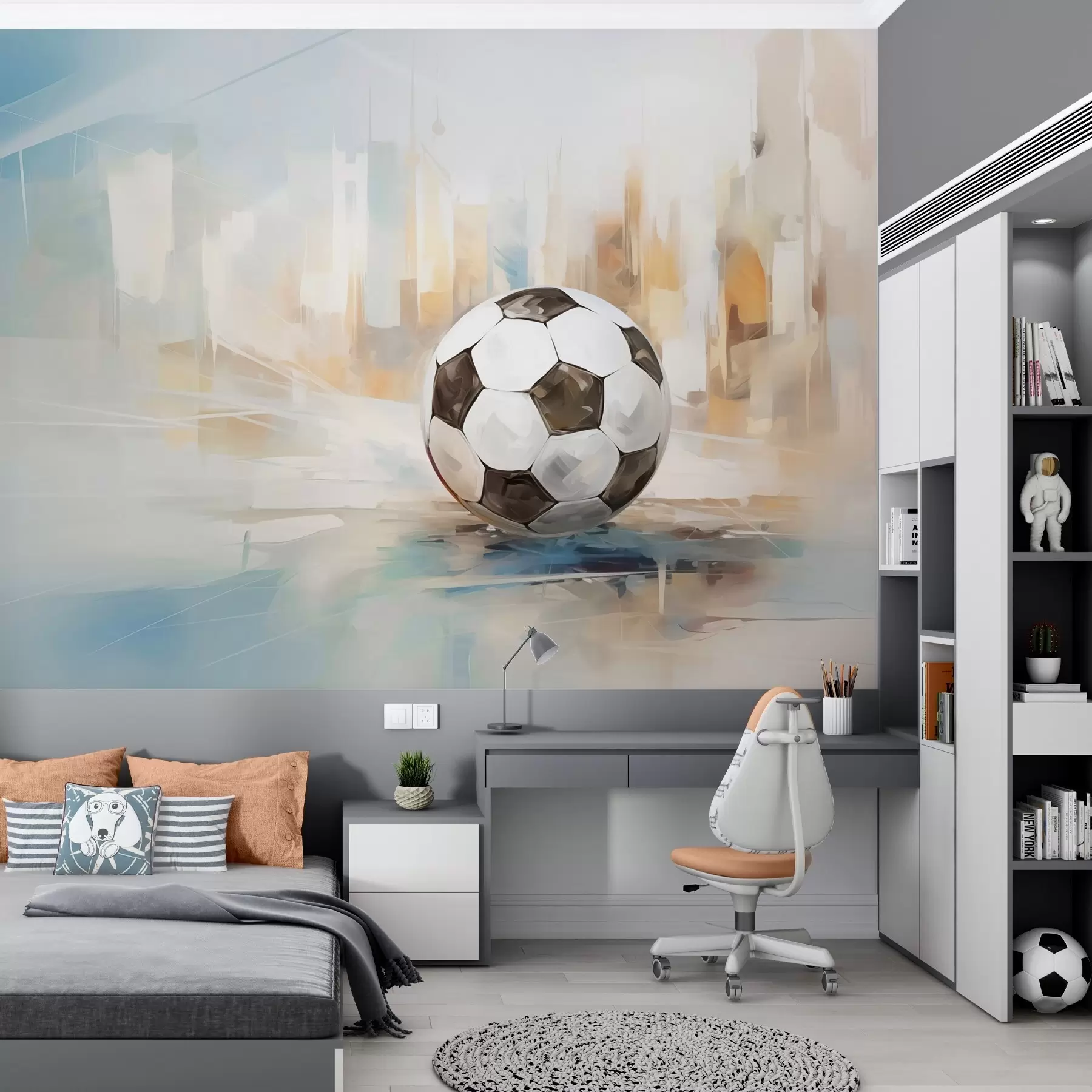 wall murals Фудбалска лопта w05102