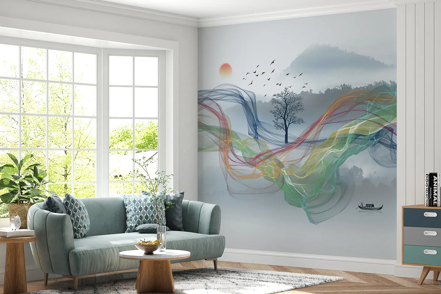wall murals Магиц Мист Ат Давн u17637