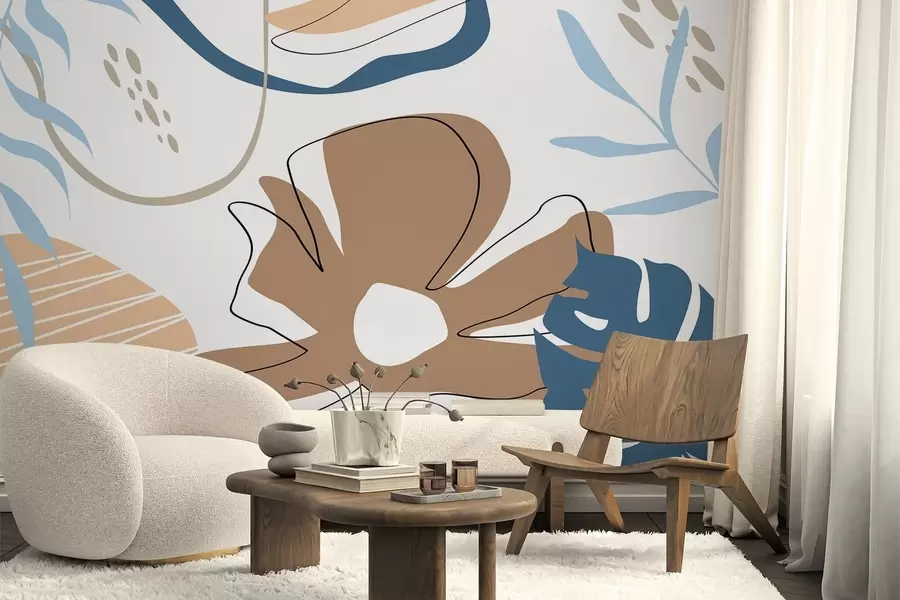 wall murals Апстрактна композиција w05188v1