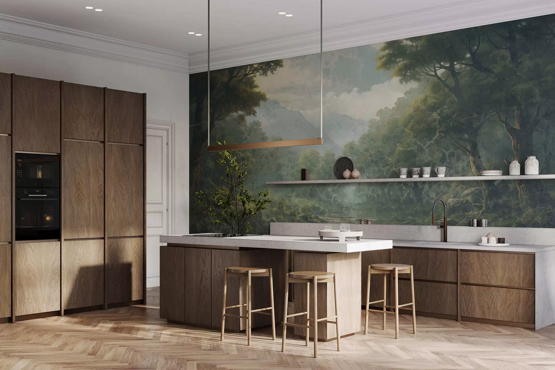 wall murals Шумска тишина w05171