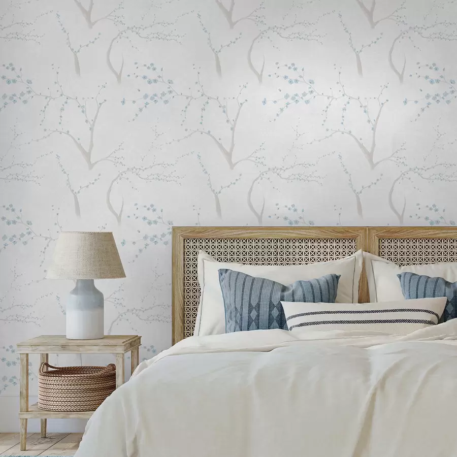 wall murals Светле гране са плавим цветовима a01111