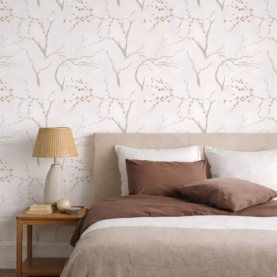 wall murals Светле гране са ружичастим цветовима a01111v1