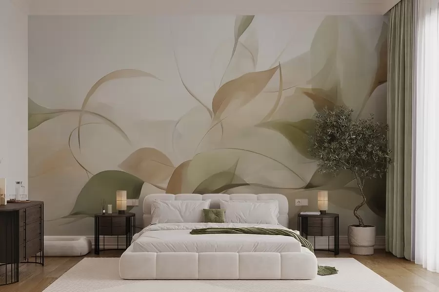 wall murals Апстрактно лишће w05207