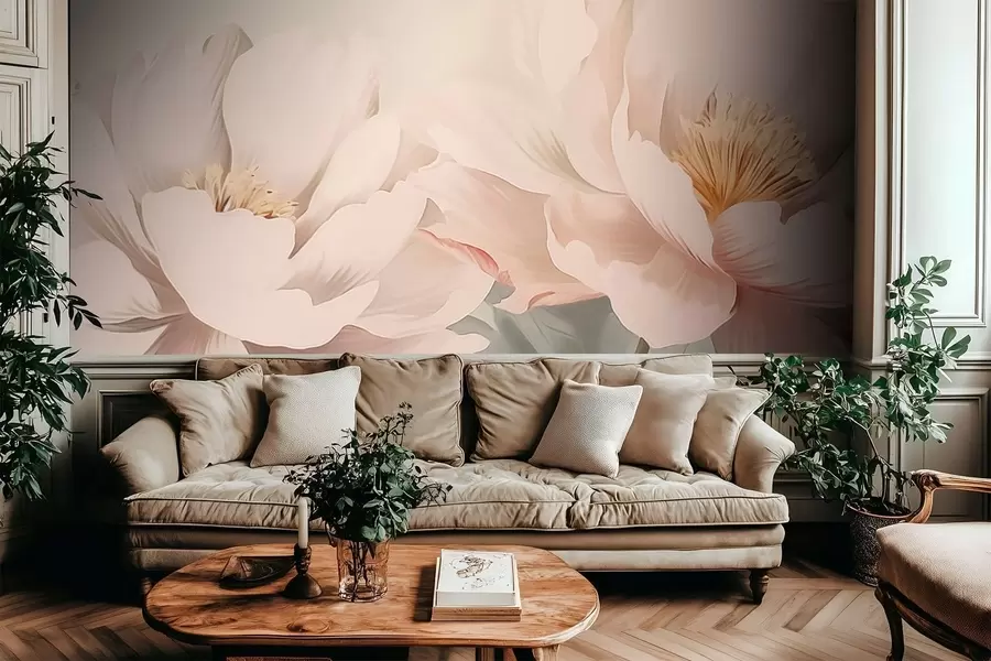 wall murals Пеониес w05077