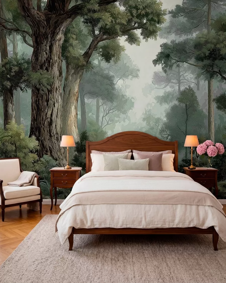 wall murals Листопадна шума w05196