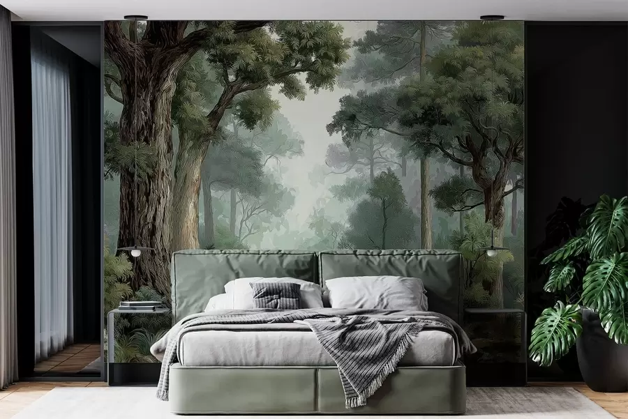 wall murals Листопадна шума w05196