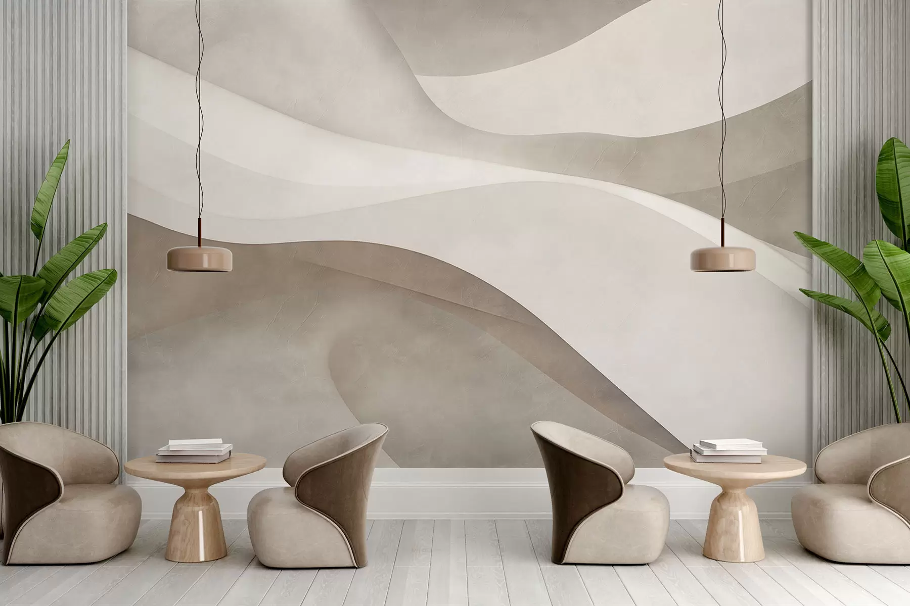 wall murals Апстрактни зид, таласи w09694