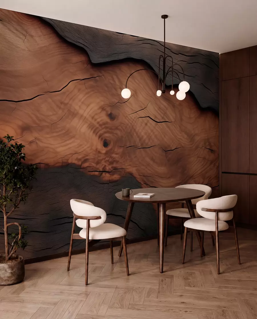 wall murals Имитација коре дрвета w09705