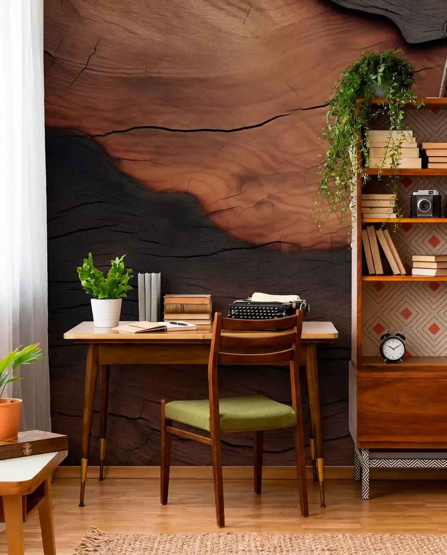 wall murals Имитација коре дрвета w09705