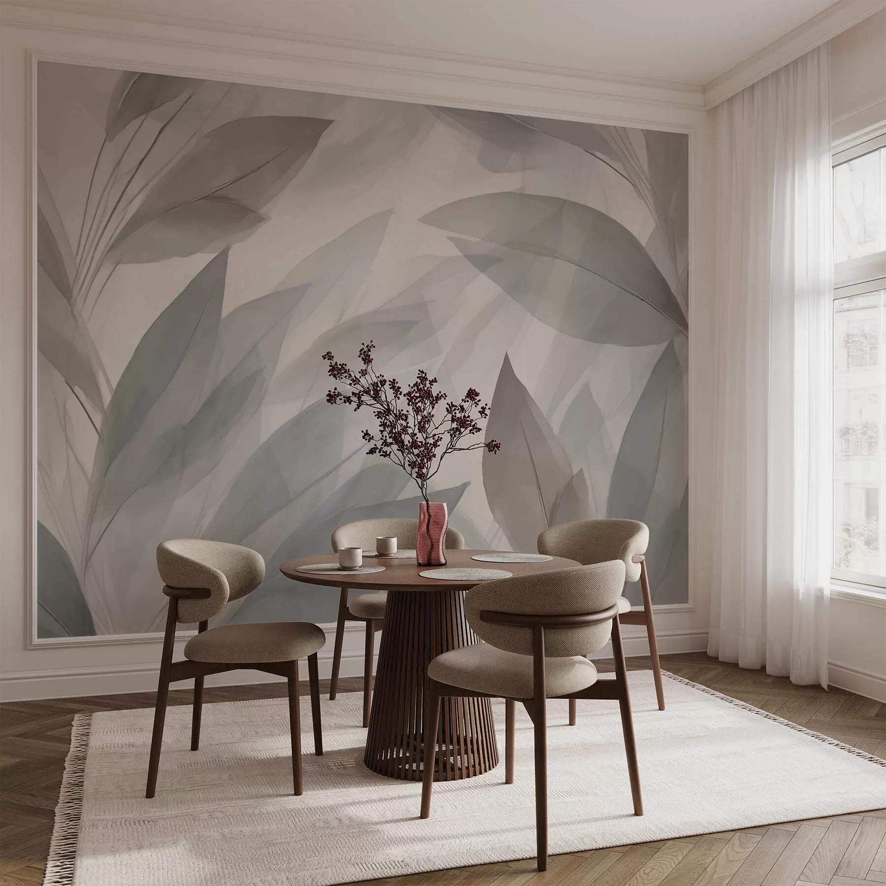wall murals Апстрактни листови w05217