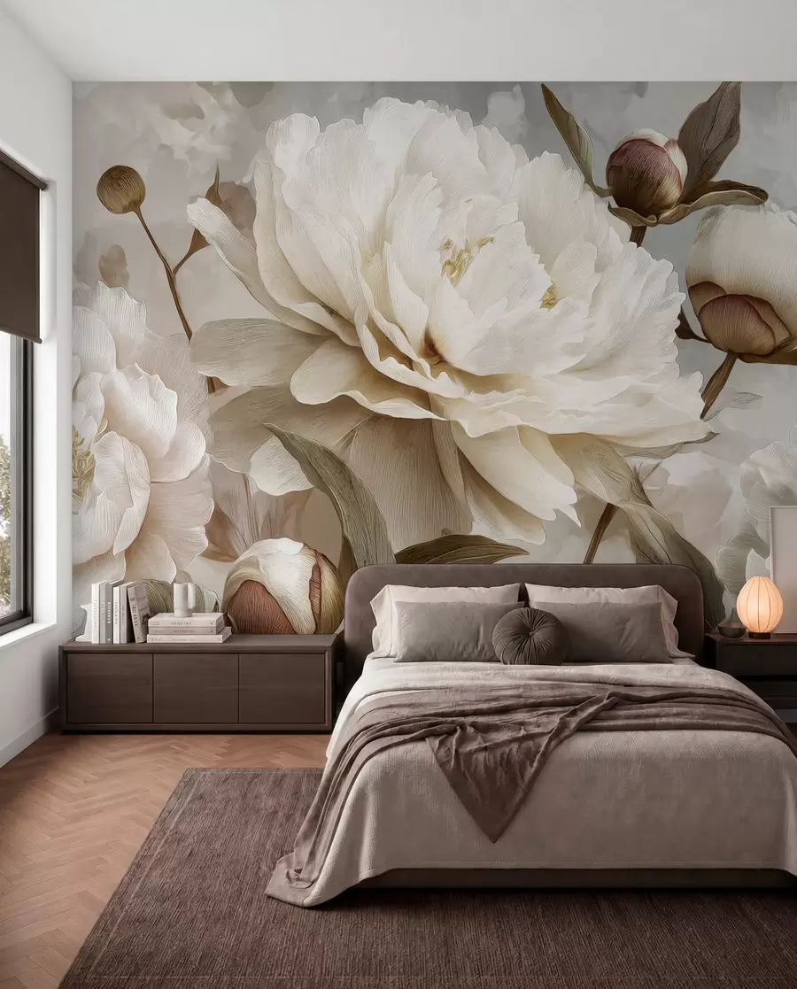 wall murals Велики божури w09689