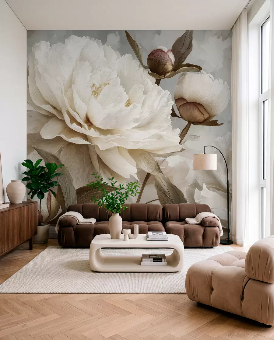 wall murals Велики божури w09689