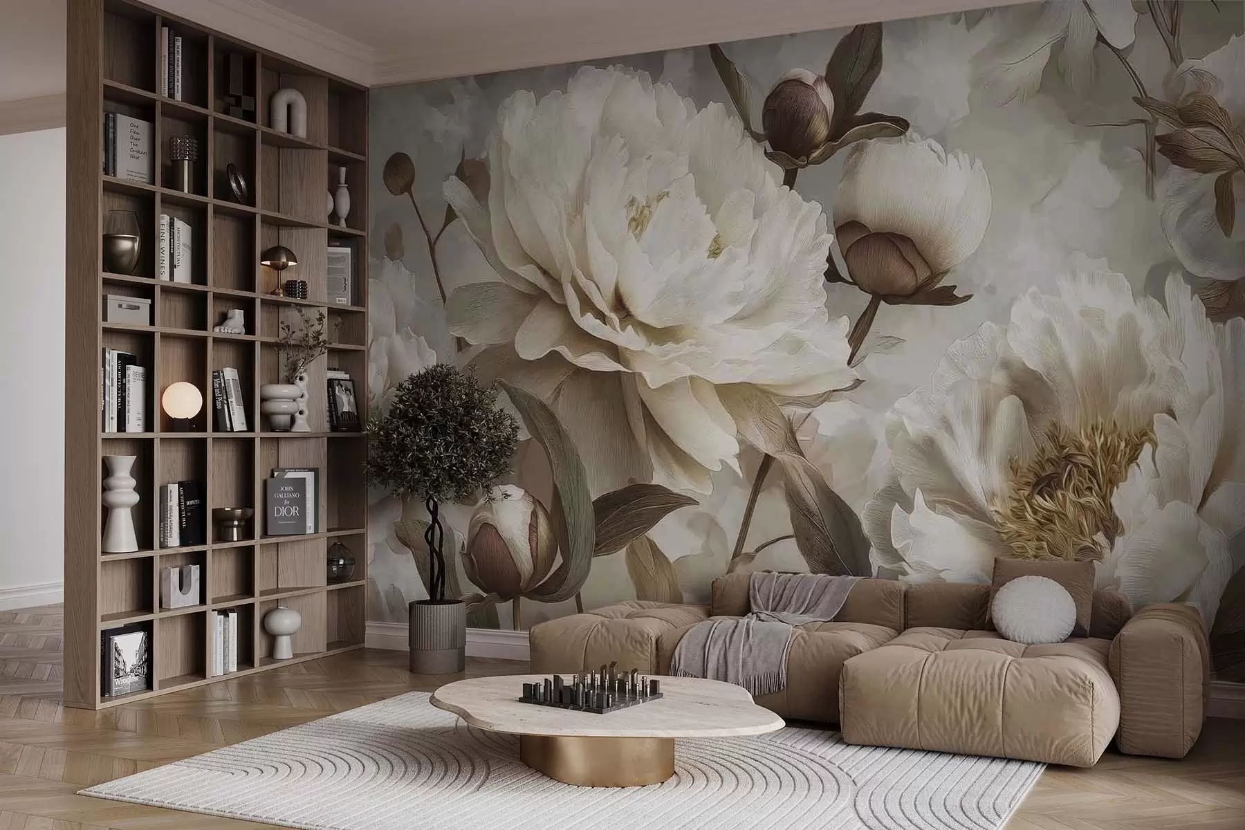 wall murals Велики божури w09689