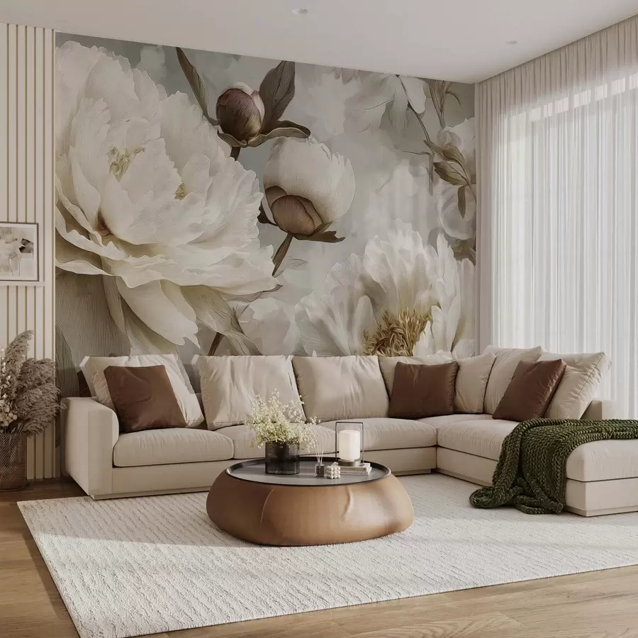 wall murals Велики божури w09689