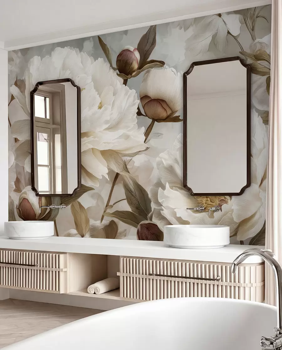 wall murals Велики божури w09689