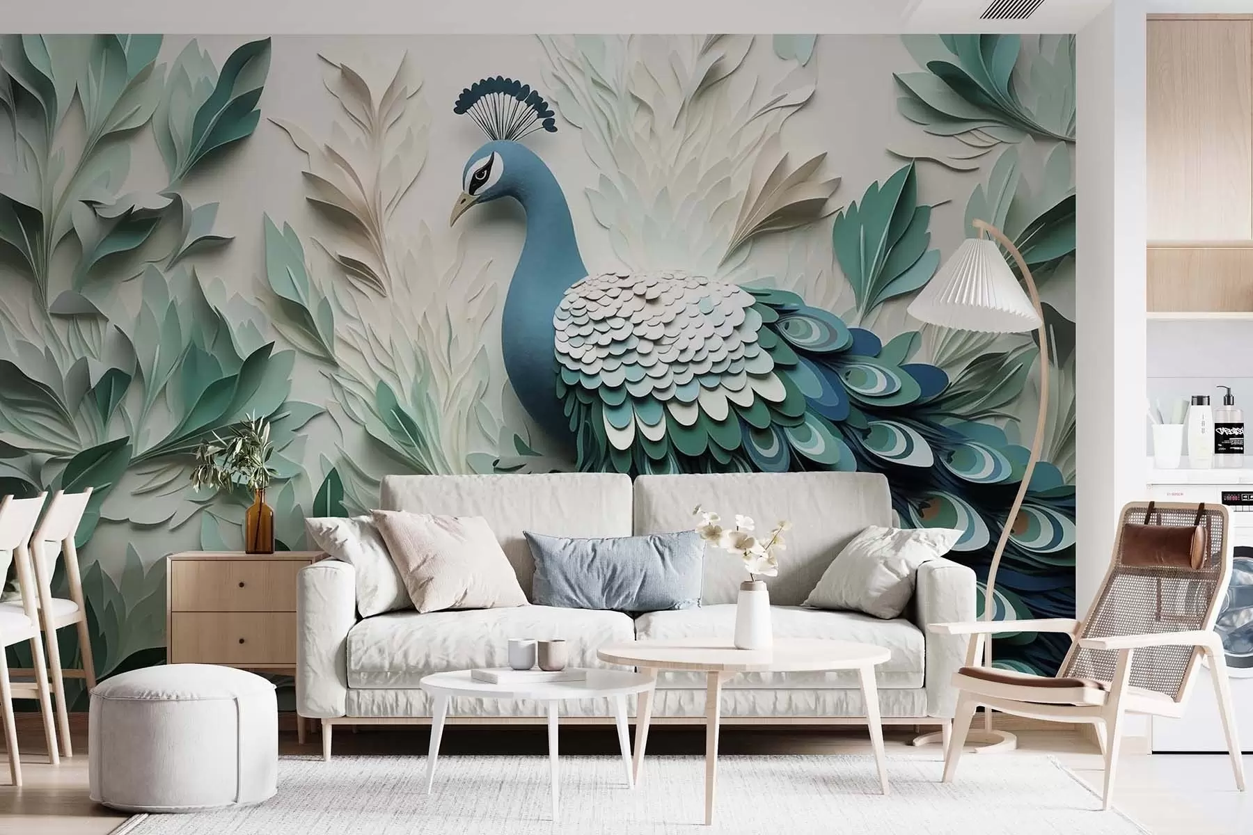 wall murals Велики паун w09695