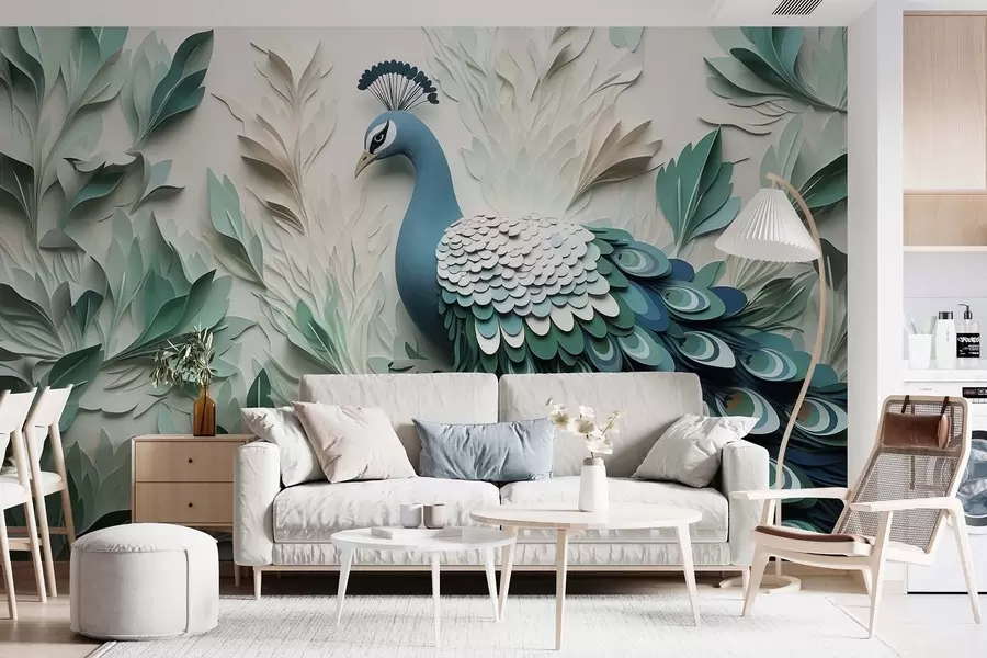 wall murals Велики паун w09695
