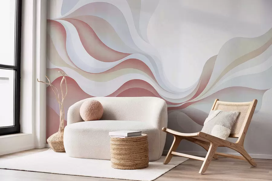 wall murals Глатки елегантни таласи w05245