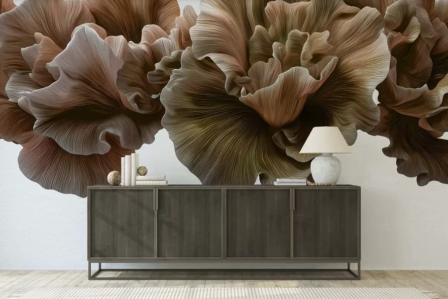 wall murals Раскошне кривине латица w05249v1