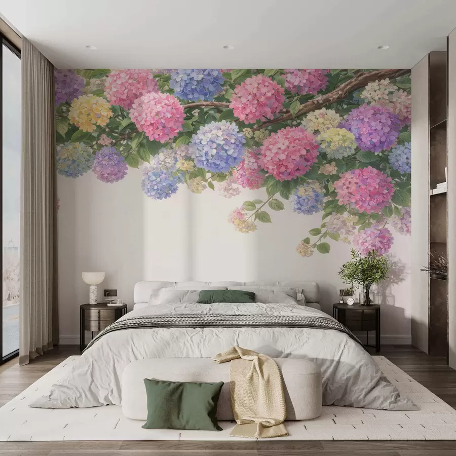 wall murals Осликане хортензије висе w05250