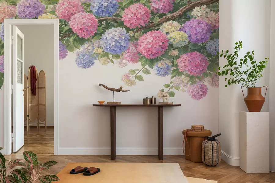 wall murals Осликане хортензије висе w05250