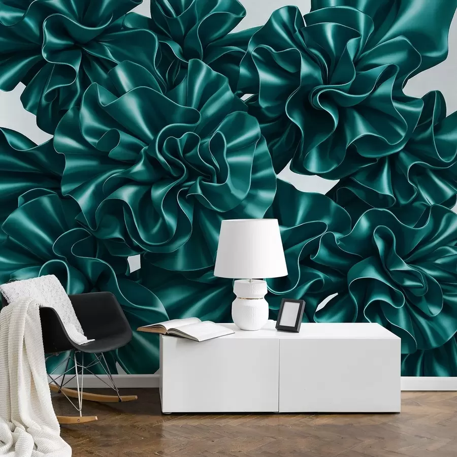 wall murals Имитација цвећа од трака w05252v2