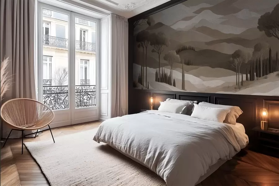 wall murals Пејзаж у стилу уљаних боја w05258v1